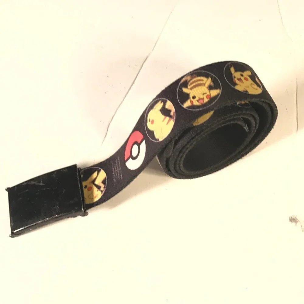 Nintendo Pokemon Pikachu Pokeball Adjustable Buckle and Belt